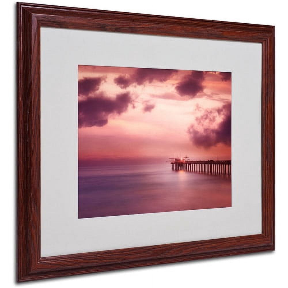Trademark Fine Art "Rose Bonbon" Matted Framed Art by Philippe Sainte-Laudy