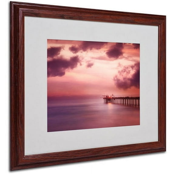 Trademark Fine Art "Rose Bonbon" Matted Framed Art by Philippe Sainte-Laudy