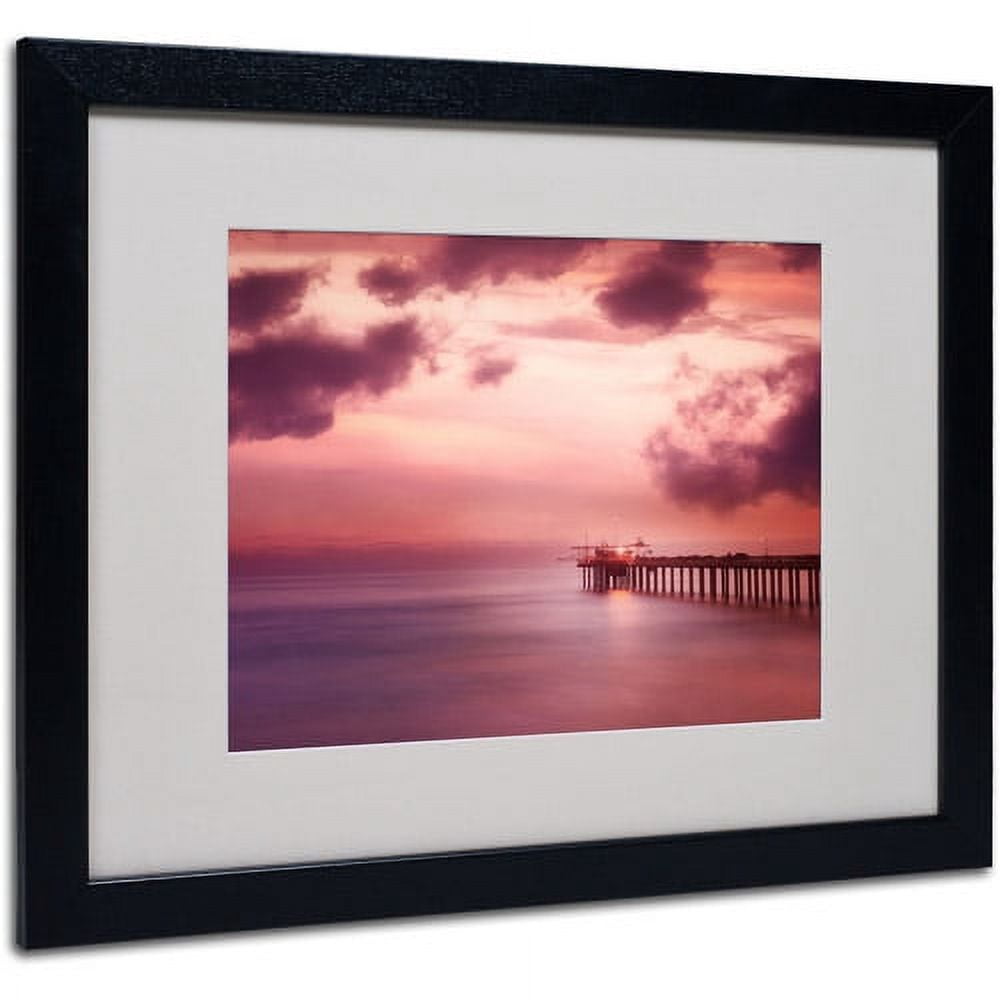 Trademark Fine Art "Rose Bonbon" Matted Framed Art by Philippe Sainte-Laudy