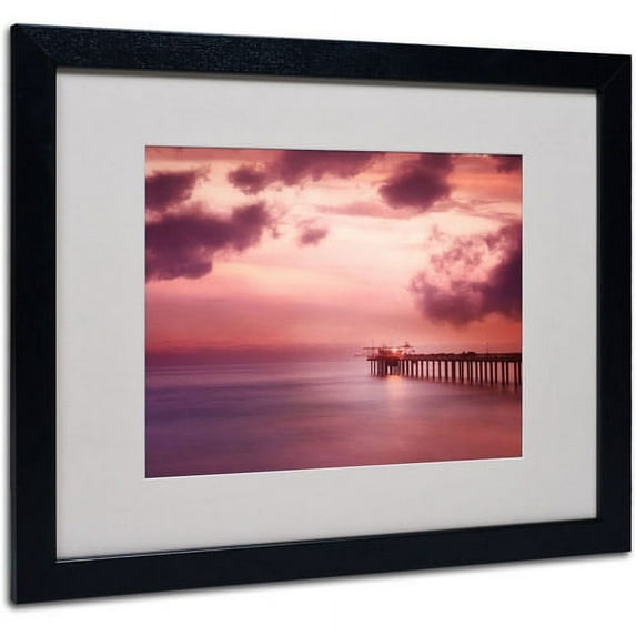 Trademark Fine Art "Rose Bonbon" Matted Framed Art by Philippe Sainte-Laudy