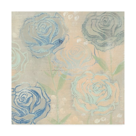 Trademark Fine Art 'Rose Cache Ii' Canvas Art by Grace Popp