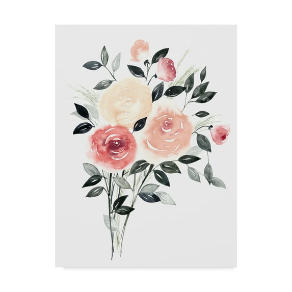 Trademark Fine Art 'Rosewater II' Canvas Art by Grace Popp