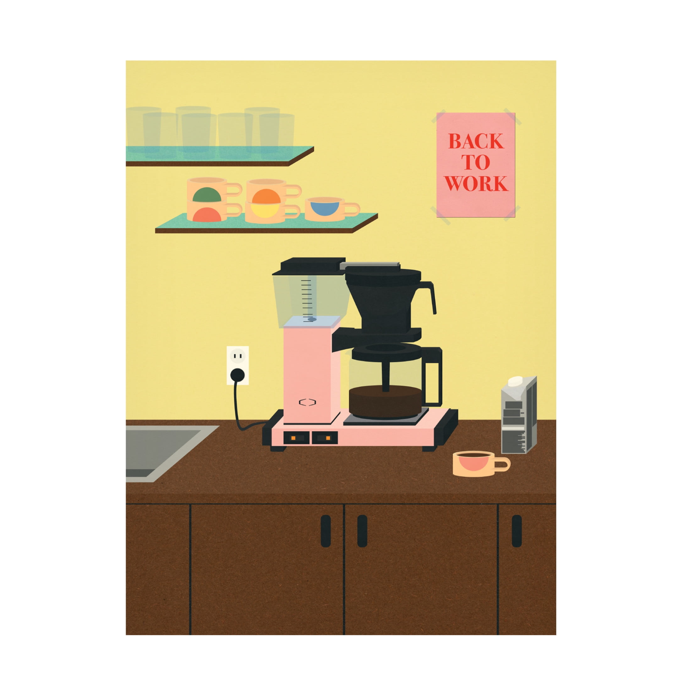 Trademark Fine Art Rosi Feist Back To Work Canvas Wall Art