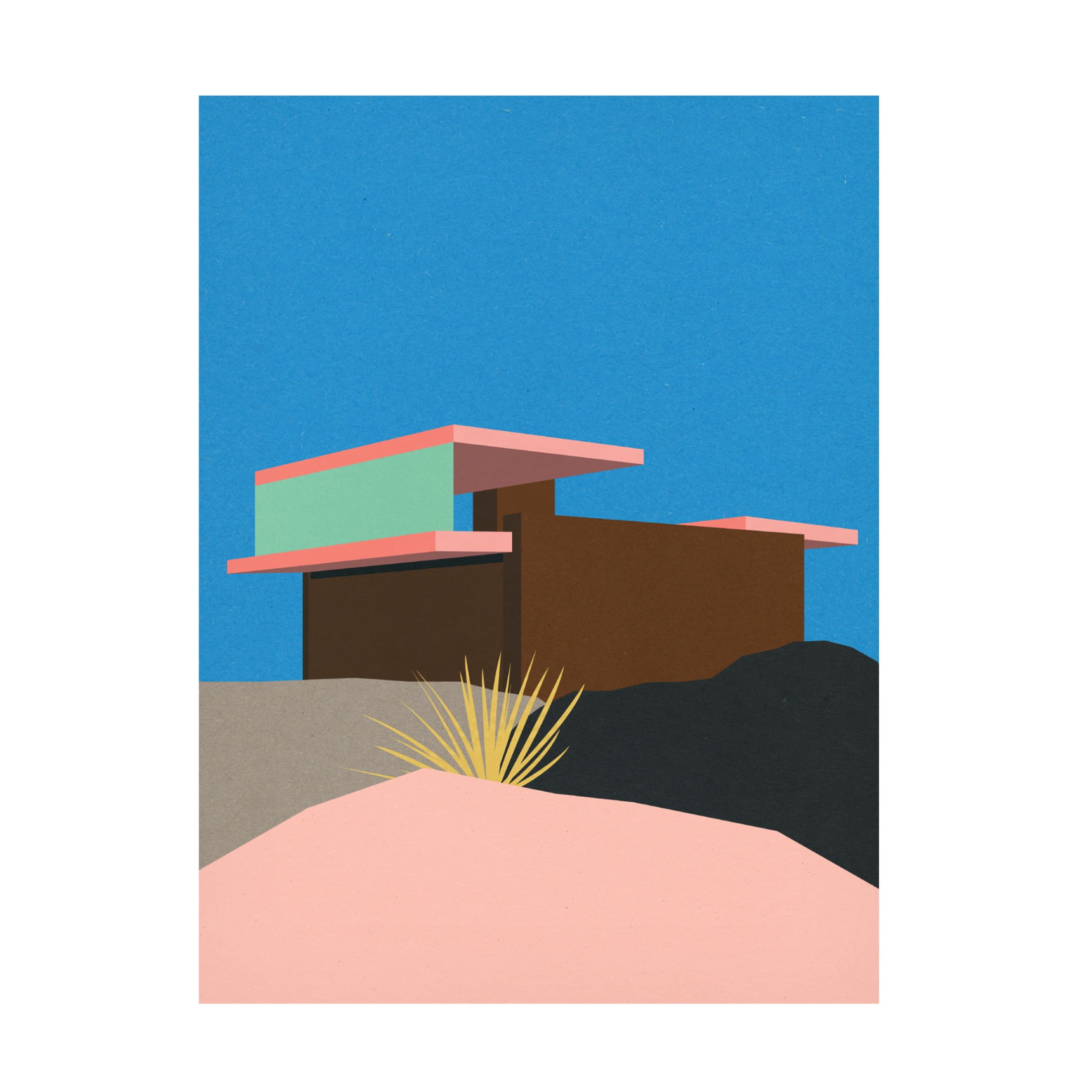 Trademark Fine Art Rosi Feist Kaufmann Desert House Canvas Wall Art