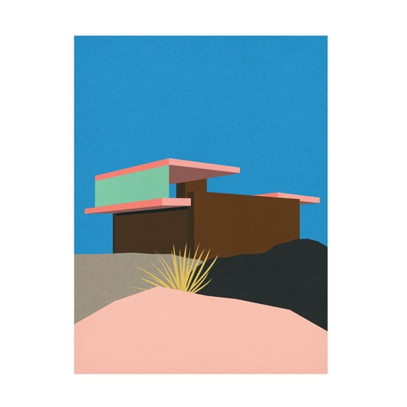 Trademark Fine Art Rosi Feist Kaufmann Desert House Canvas Wall Art