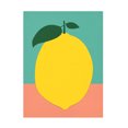 thumbnail image 1 of Trademark Fine Art Rosi Feist Lemon With Two Leaves Canvas Wall Art, 1 of 4