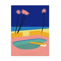 Trademark Fine Art Rosi Feist Malibu Beach Canvas Wall Art