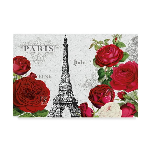 Trademark Fine Art 'Rouge Paris I' Canvas Art by Katie Pertiet