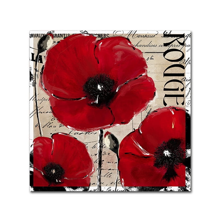 Trademark Fine Art "Rouge Two" Canvas Art by Color Bakery
