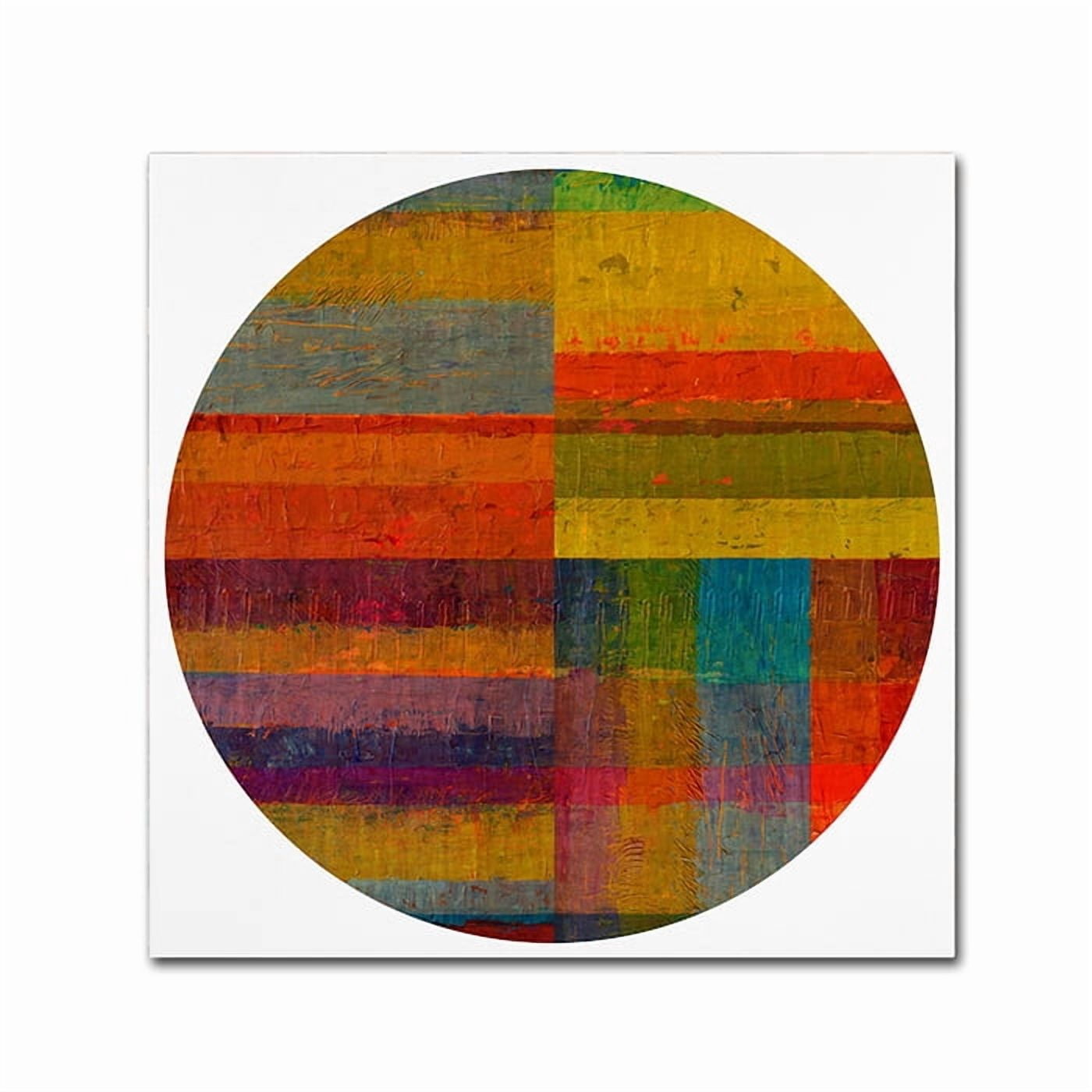 Trademark Fine Art "Round 4.0" Canvas Art by Michelle Calkins