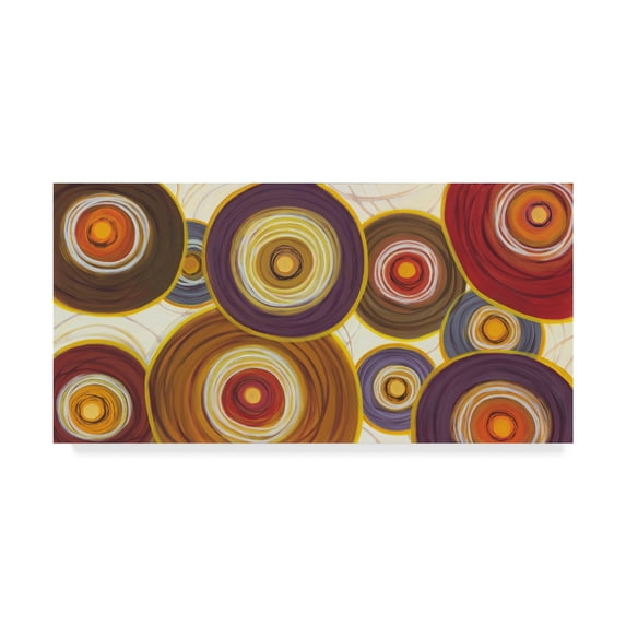 Trademark Fine Art 'Round A Bout I' Canvas Art by Julie Joy