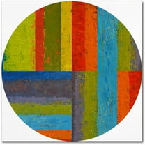 Trademark Fine Art "Round" Canvas Art by Michelle Calkins