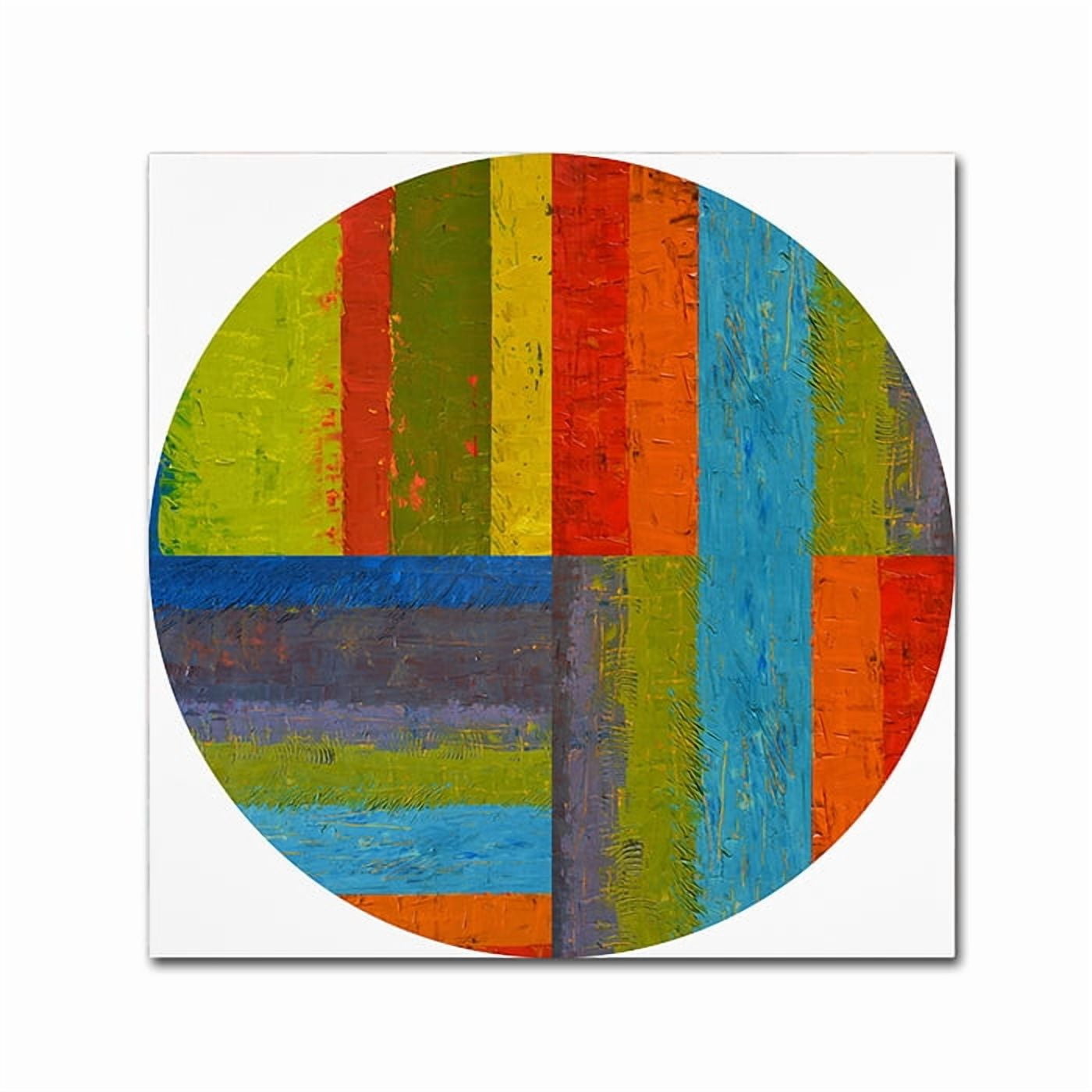 Trademark Fine Art "Round" Canvas Art by Michelle Calkins