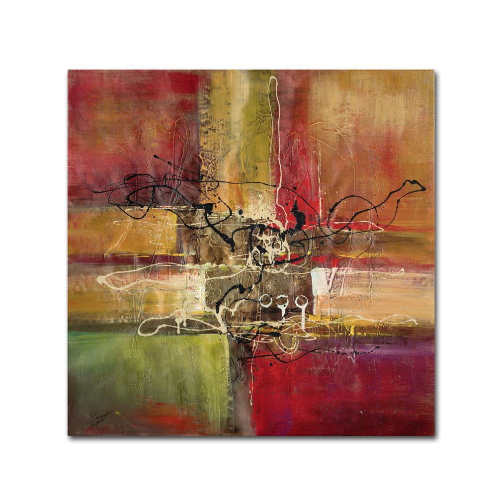 Trademark Fine Art "Round and Round" Canvas Art by Ricardo Tapia