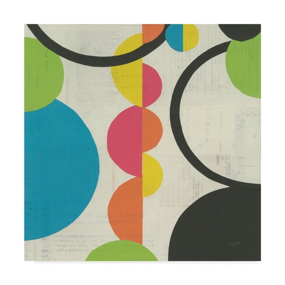 Trademark Fine Art 'Roundabout I' Canvas Art by Courtney Prahl