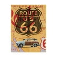 thumbnail image 1 of Trademark Fine Art 'Route 66 Vintage Postcard' Canvas Art by Edward M. Fieldin, 1 of 3