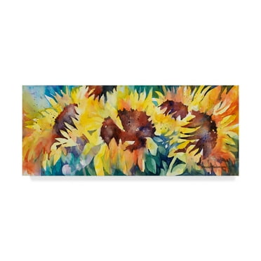 Trademark Fine Art 'Row Of Sun' Canvas Art by Annelein Beukenkamp