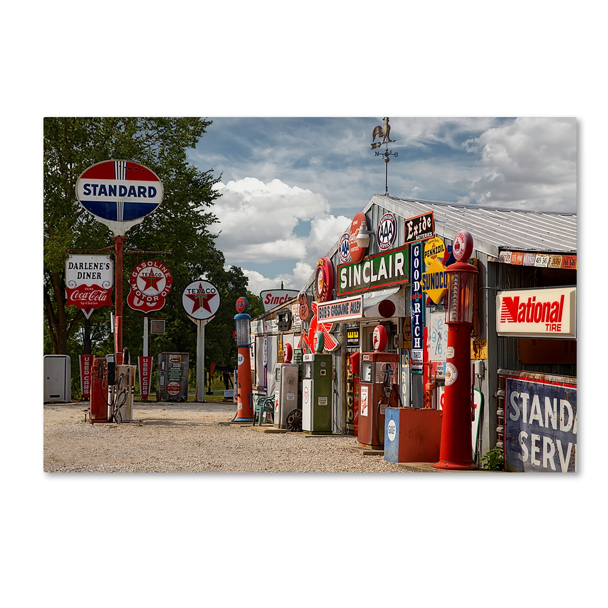 Trademark Fine Art 'Rt 66 Cuba Missouri 1' Canvas Art by Mike Jones Photo
