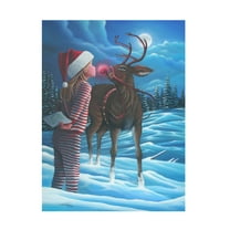 Trademark Fine Art 'Rudolph Kiss' Canvas Art by Geno Peoples