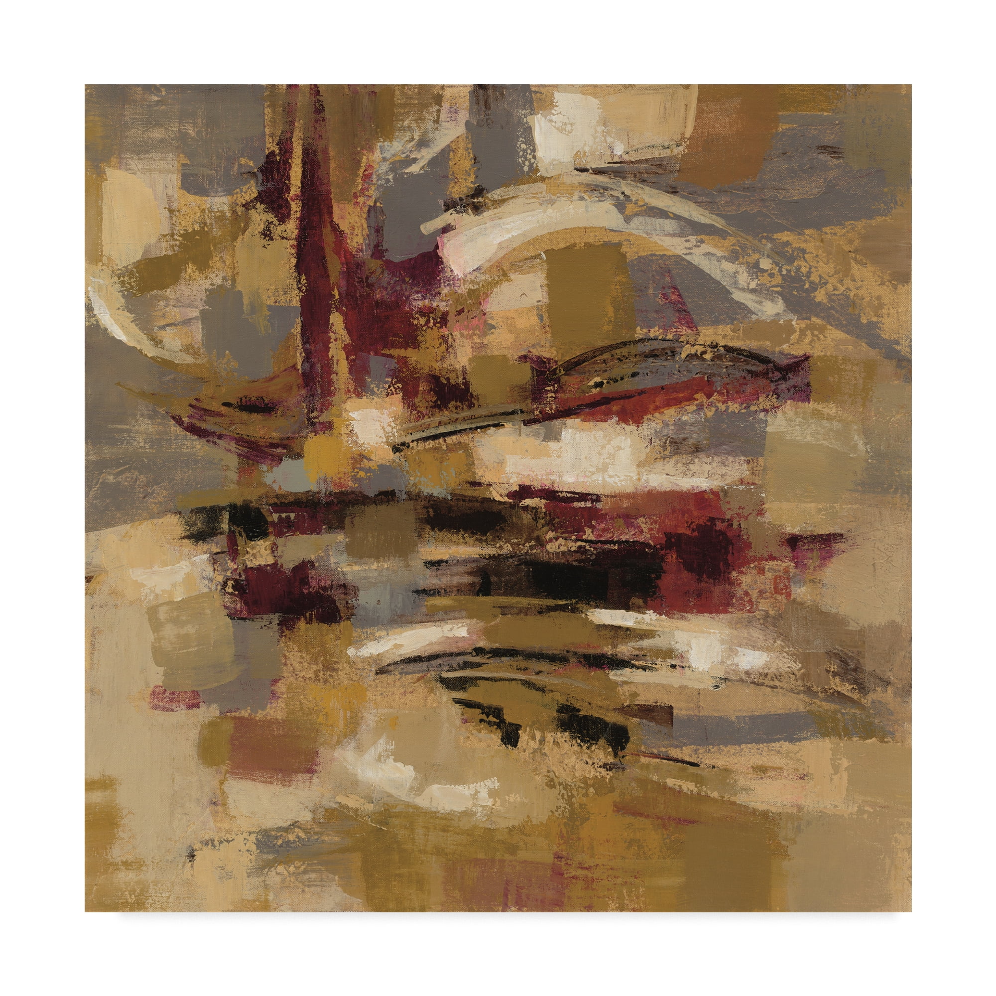 Trademark Fine Art 'Ruins' Canvas Art by Silvia Vassileva