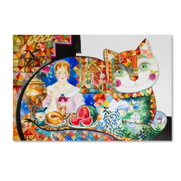 Trademark Fine Art 'Russian' Canvas Art by Oxana Ziaka