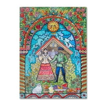 Trademark Fine Art 'Russian Folk' Canvas Art by Oxana Ziaka
