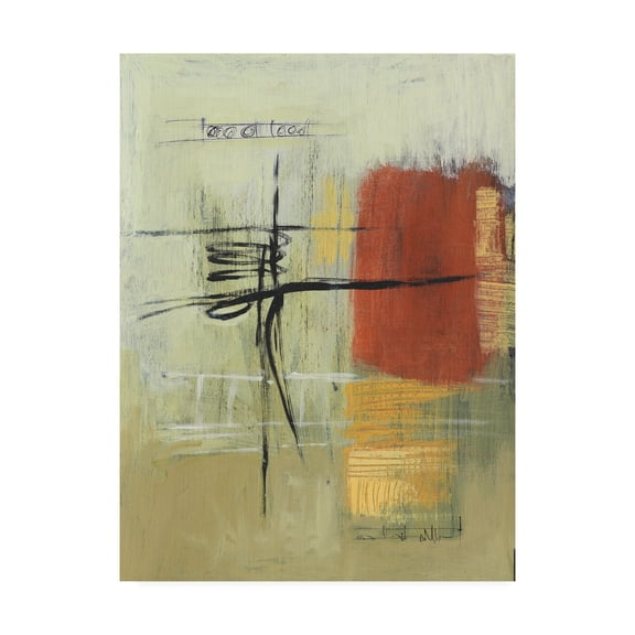 Trademark Fine Art 'Rust And Neutral Abstract' Canvas Art by Pablo Esteban