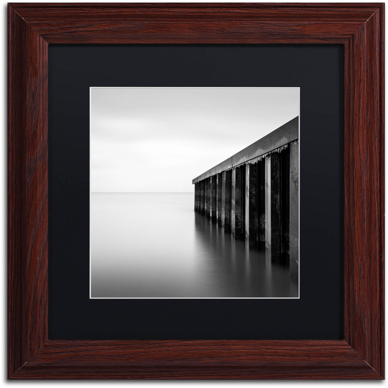 Trademark Fine Art "Rust Never Sleeps" Canvas Art by Dave MacVicar, Black Matte, Wood Frame