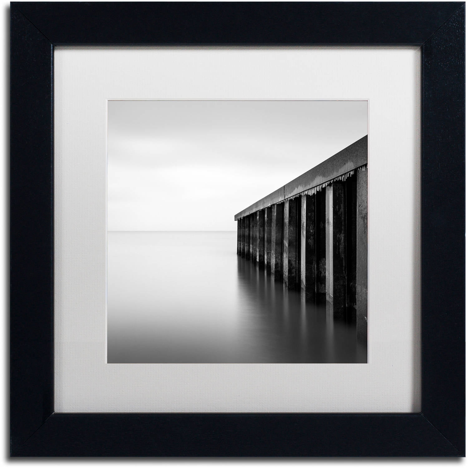 Trademark Fine Art "Rust Never Sleeps" Canvas Art by Dave MacVicar, White Matte, Black Frame