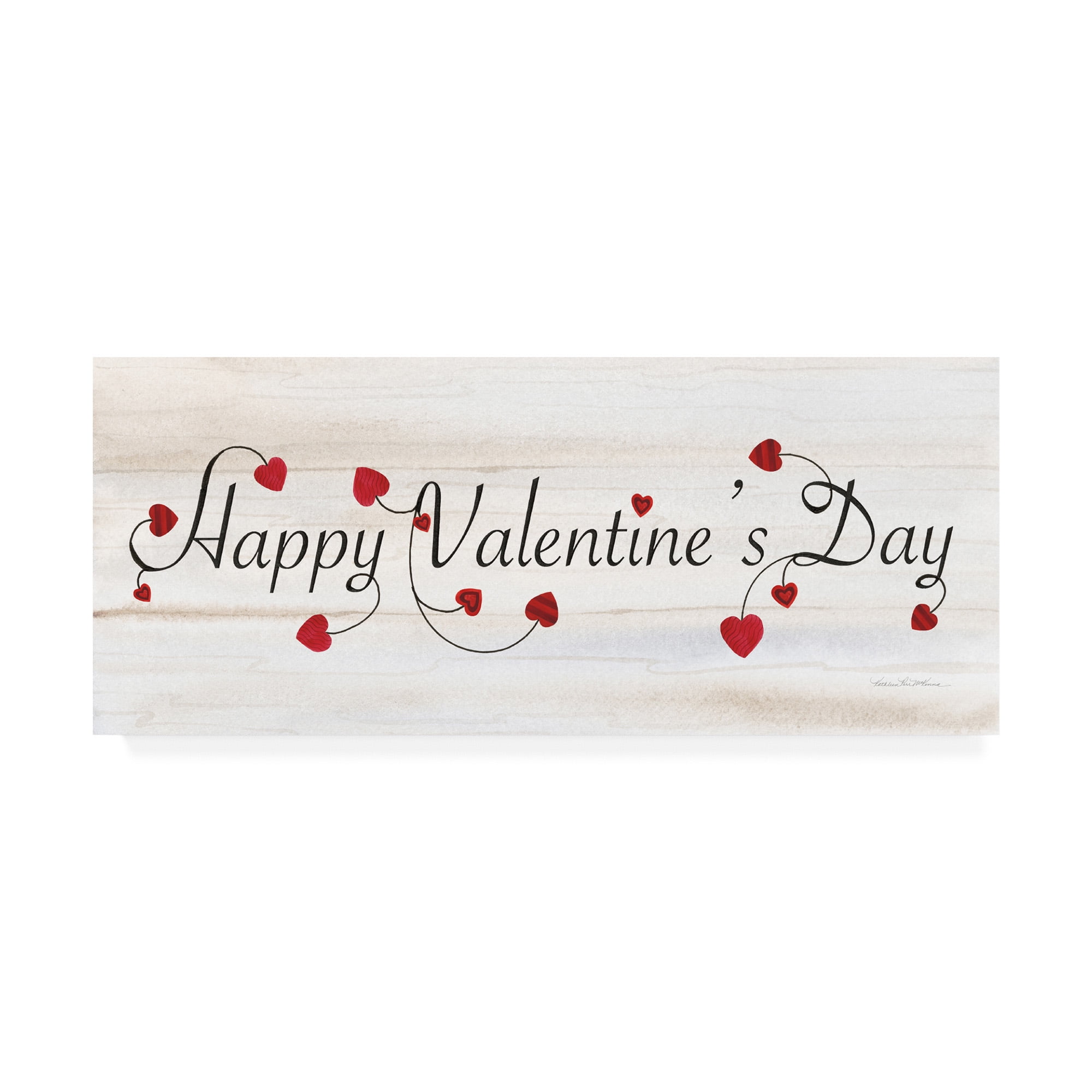 Trademark Fine Art 'Rustic Valentine Saying I' Canvas Art by Kathleen Parr McKenna