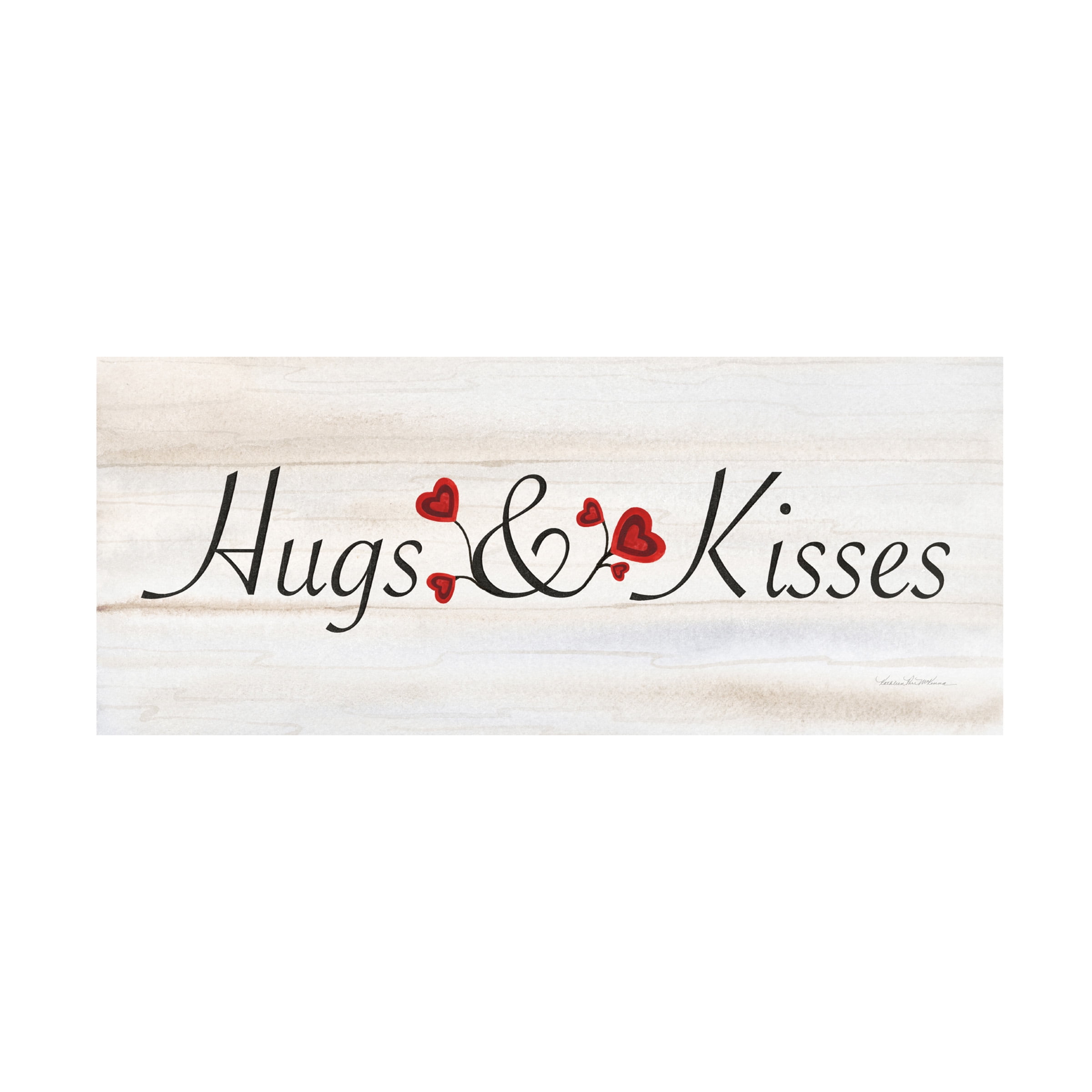 Trademark Fine Art 'Rustic Valentine Saying III' Canvas Art by Kathleen Parr McKenna