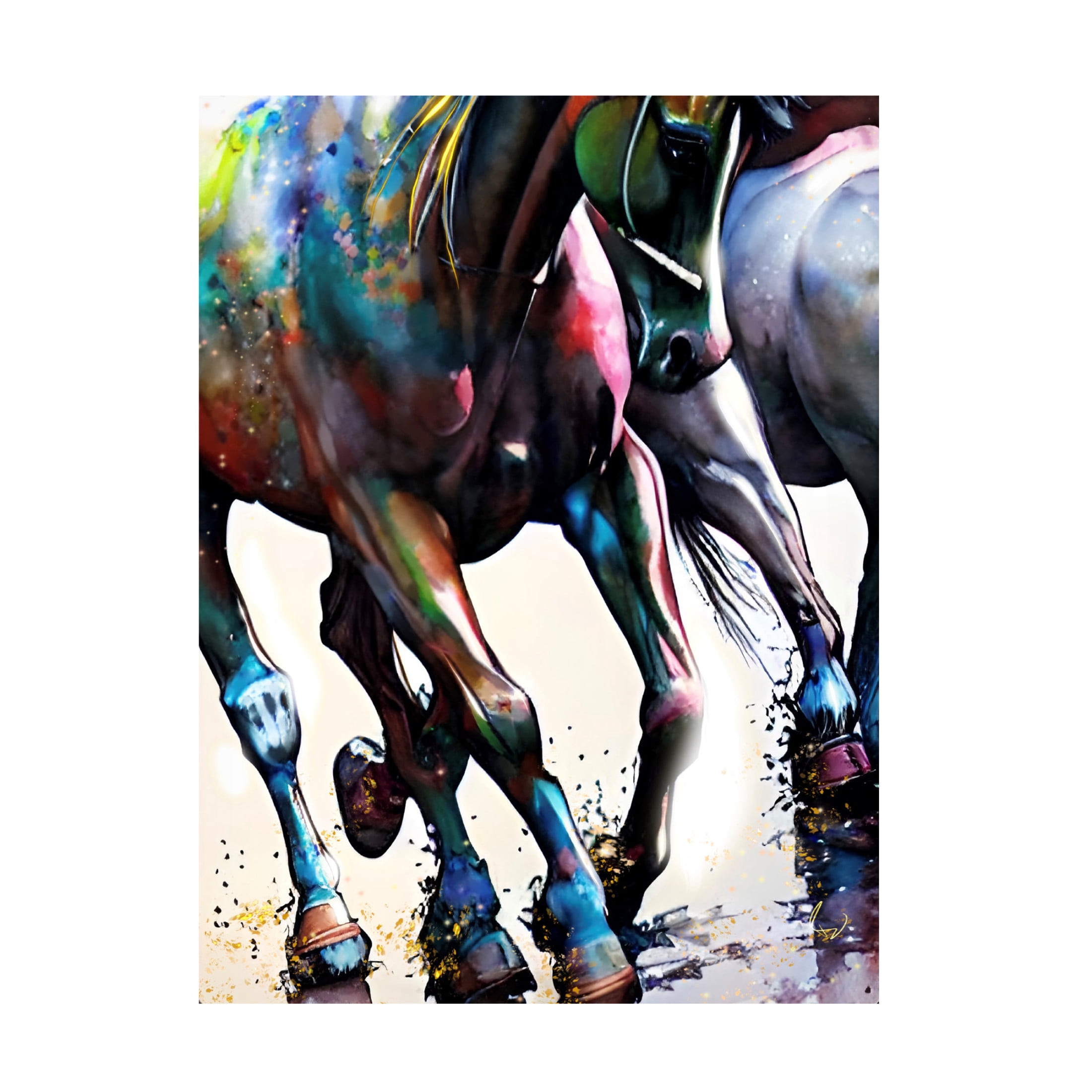 Trademark Fine Art Ruth Day Galloping Canvas Wall Art