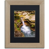 Trademark Fine Art "Sabbaday Punchbowl" Canvas Art by Michael Blanchette Photography Black Matte, Birch Frame
