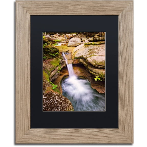 Trademark Fine Art "Sabbaday Punchbowl" Canvas Art by Michael Blanchette Photography Black Matte, Birch Frame