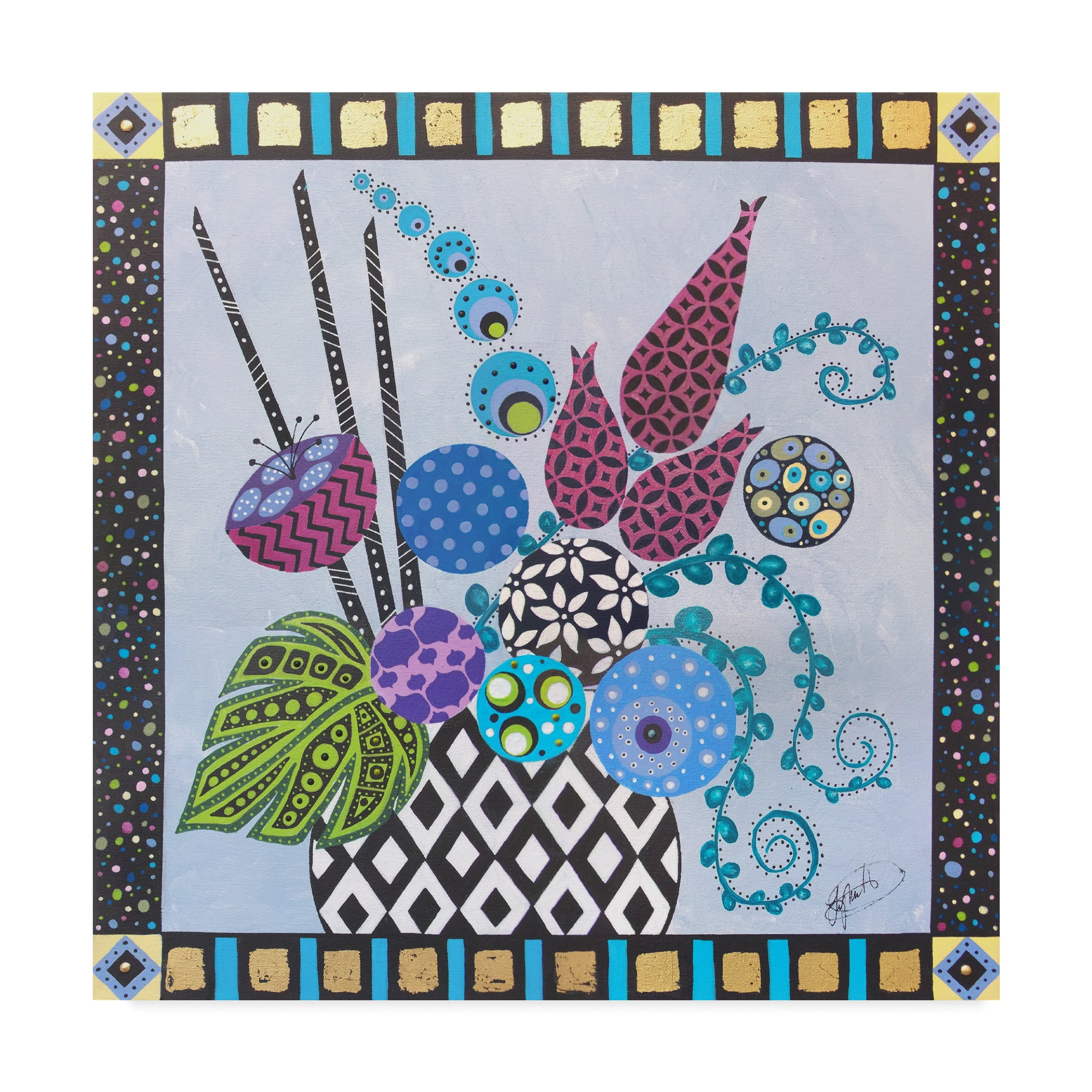Trademark Fine Art 'Sabrinas Bouquet' Canvas Art by Lynn Hughes