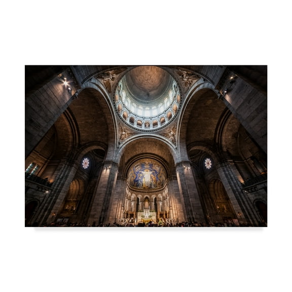 Trademark Fine Art 'Sacre Coeur 1' Canvas Art by Giuseppe Torre