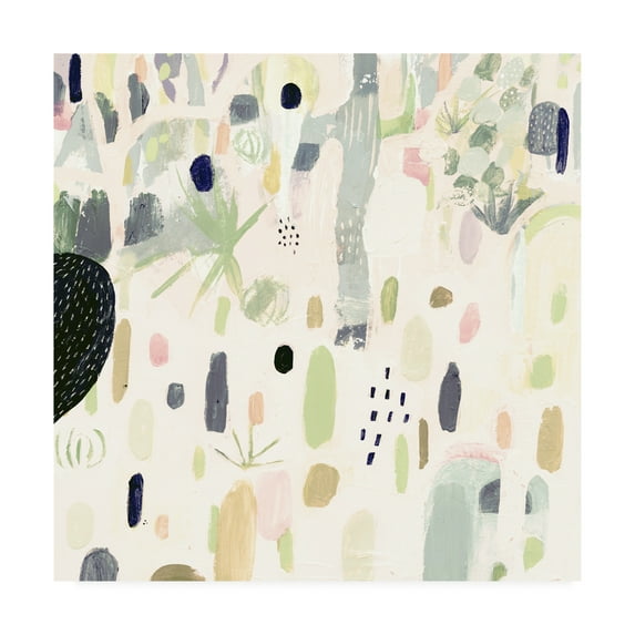 Trademark Fine Art 'Saguaro Playground I' Canvas Art by Victoria Borges