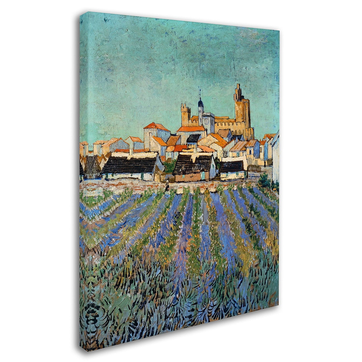 Trademark Fine Art "Saintes Maries de la Mer" Canvas Art by Vincent van Gogh