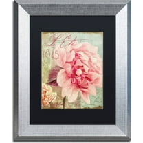 Trademark Fine Art "Saisons III" Canvas Art by Color Bakery, Black Matte, Silver Frame