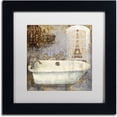thumbnail image 1 of Trademark Fine Art "Salle de Bain I" Canvas Art by Color Bakery White Matte, Black Frame, 1 of 4