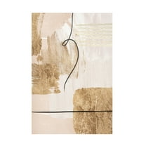Trademark Fine Art Sally Ann Moss Aesthetic Gold 2 Canvas Wall Art