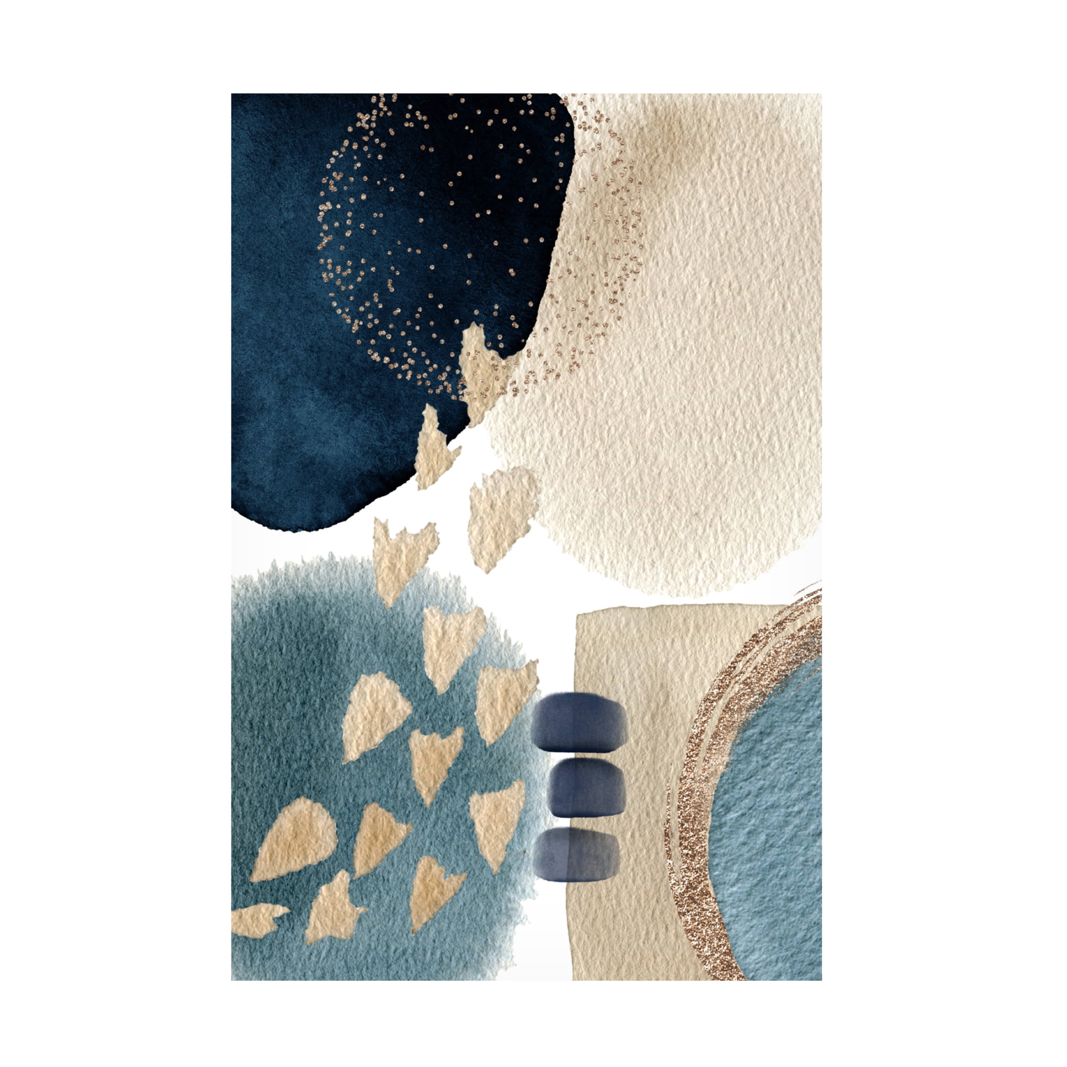 Trademark Fine Art Sally Ann Moss Blue Beauty 1 Canvas Wall Art