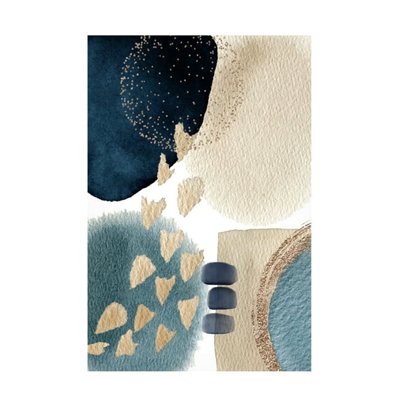 Trademark Fine Art Sally Ann Moss Blue Beauty 1 Canvas Wall Art