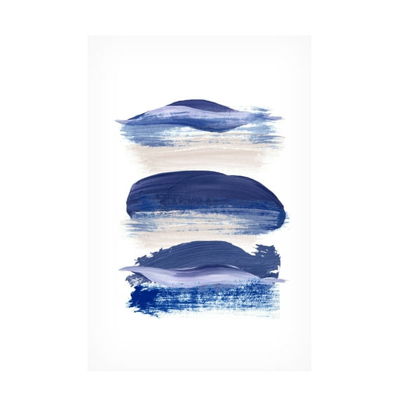 Trademark Fine Art Sally Ann Moss Boho Purple 2 Canvas Wall Art