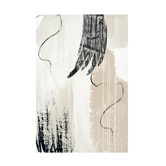 Trademark Fine Art Sally Ann Moss Brush strokes 2 Canvas Wall Art