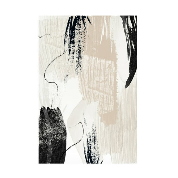 Trademark Fine Art Sally Ann Moss Brush strokes 3 Canvas Wall Art