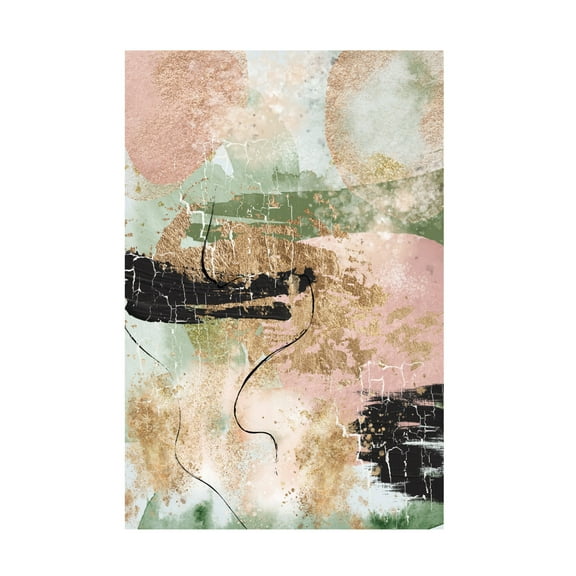 Trademark Fine Art Sally Ann Moss Chaos in Bloom 2 Canvas Wall Art