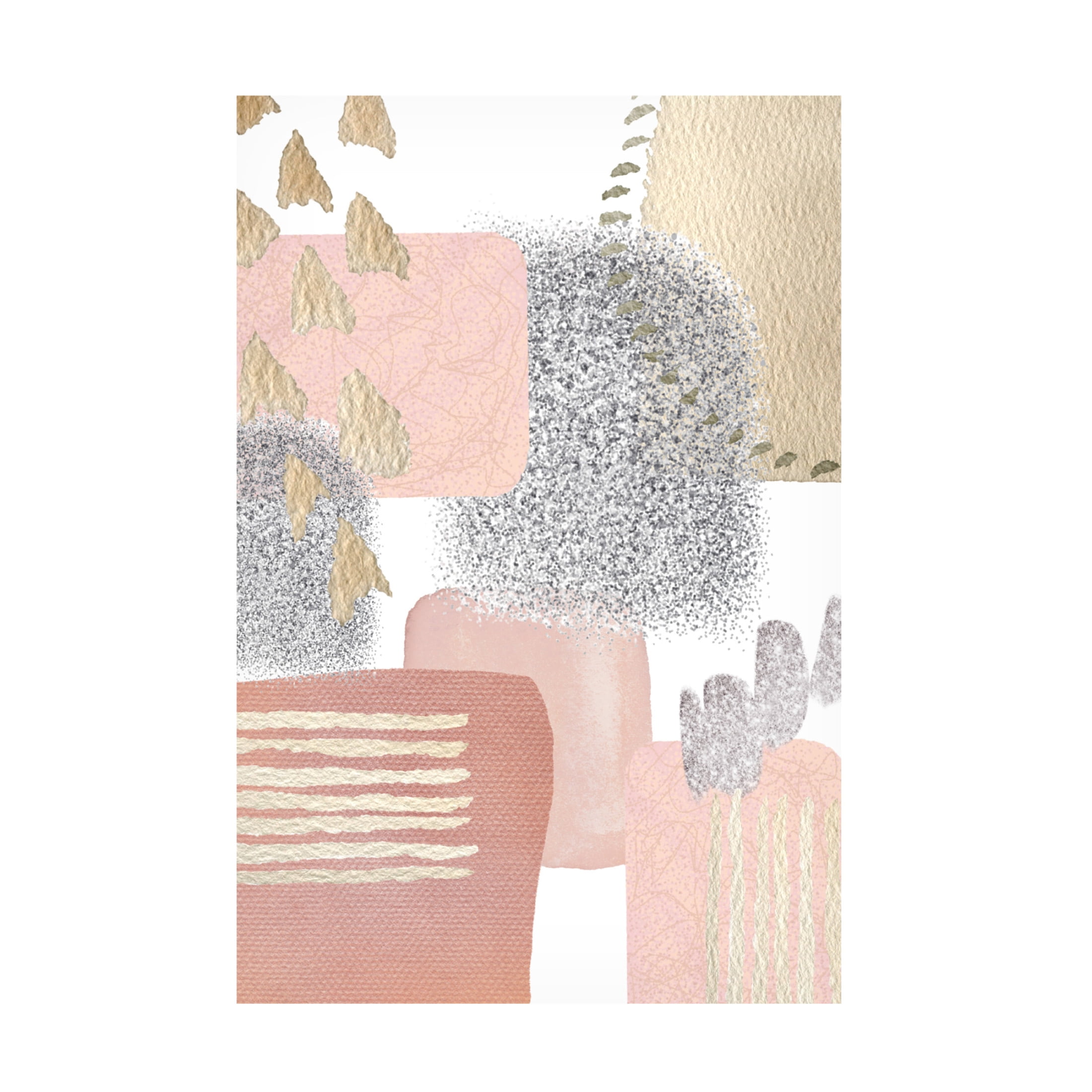 Trademark Fine Art Sally Ann Moss Delicate Pink 2 Canvas Wall Art