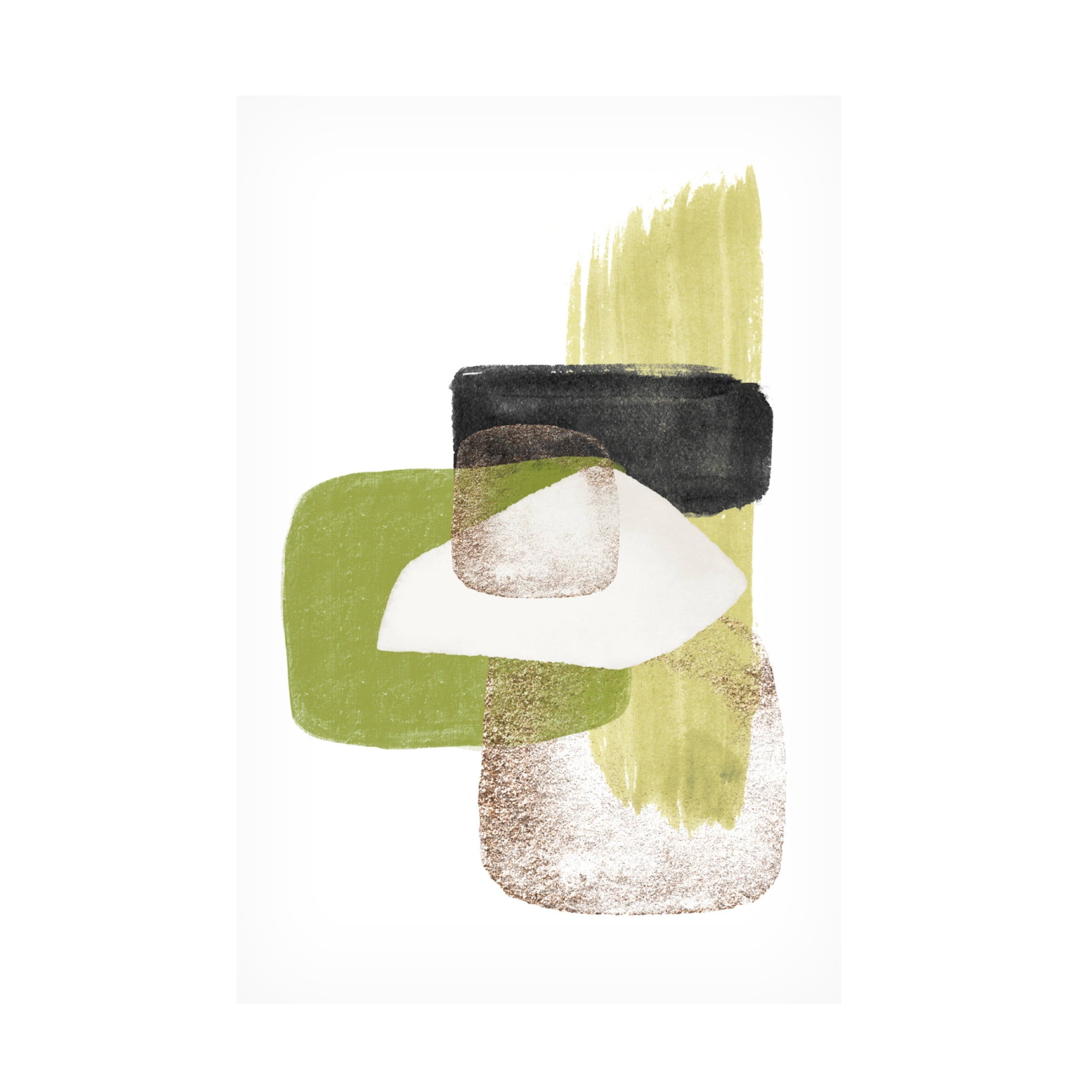 Trademark Fine Art Sally Ann Moss Green Dream 1 Canvas Wall Art