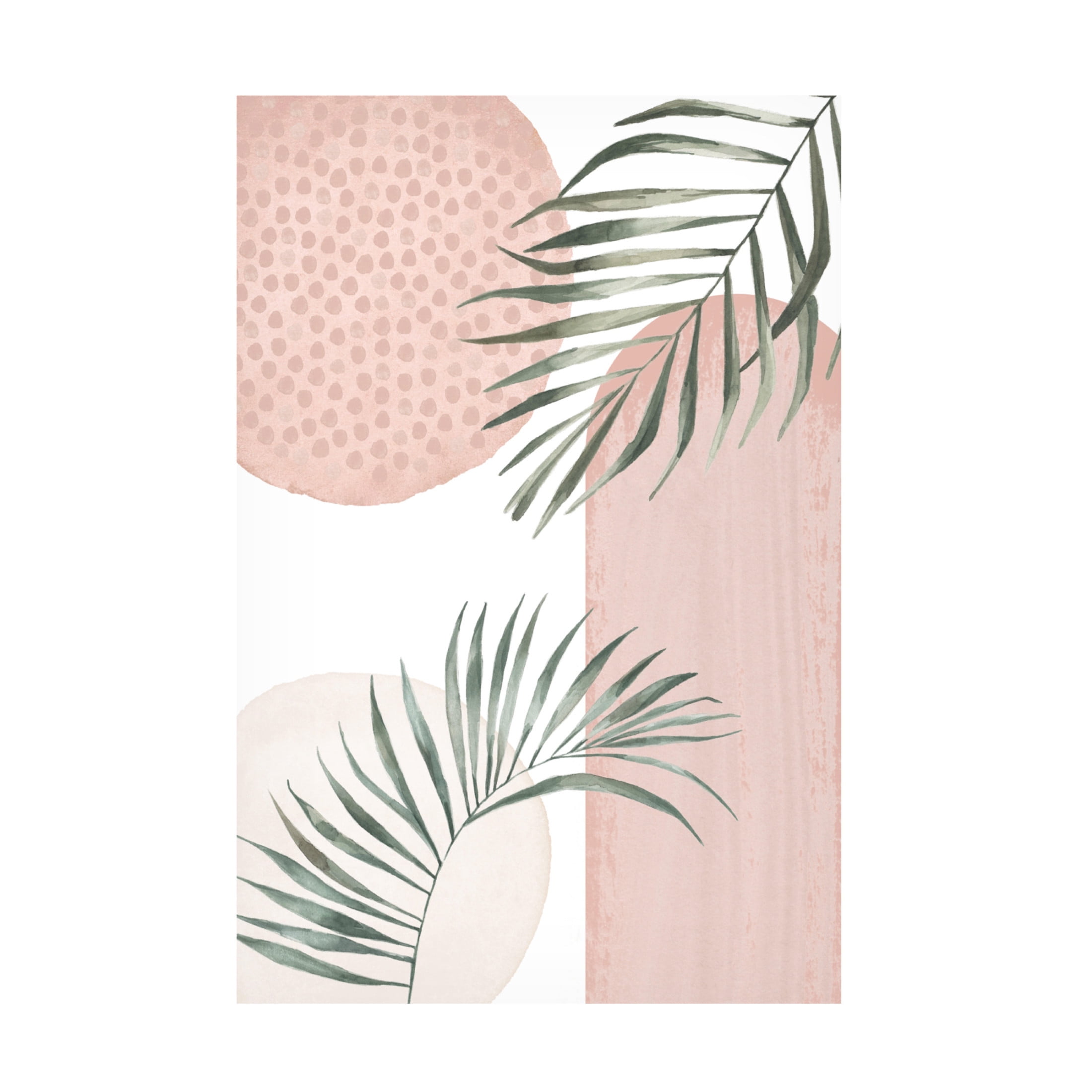 Trademark Fine Art Sally Ann Moss Green Fern 3 Canvas Wall Art